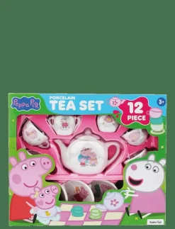 Barbo Toys Peppa Pig - 12 pcs porcelain tea set - Leksakskök & Tillbehör|Barn Leksakskök & Tillbehör