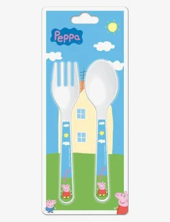 Barbo Toys Peppa Pig - 2 Piece Cutlery set - Bestick|Barn Matdags|Matdags