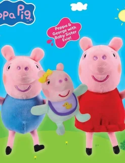 Proxy PEPPA PLUSH 3PK - Film & Sagofigur|Barn Leksaksset & Leksaksfigurer