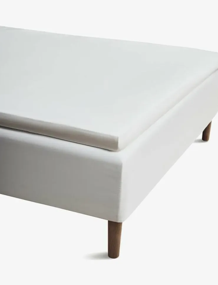 Juna Sängtextilier|Percale Kuvertlakan 160x200 cm vit - Dra på lakan