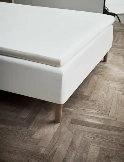 Juna Sängtextilier|Percale Kuvertlakan 160x200 cm vit - Dra på lakan