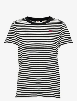 Kvinnor Levi's® Kläder|T-Shirts & Toppar|PERFECT TEE RAITA STRIPE CAVIA - T-shirts