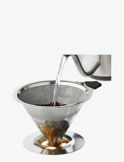 cilio Köksmaskiner|Te- & Kaffetillbehör|Permanent filter for coffee w.base STAINLESS STEEL - Kaffebryggare & tekokare