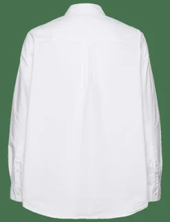 Kvinnor Lexington Clothing Blusar & Skjortor|Pernilla Organic Cotton Poplin Shirt - Långärmade