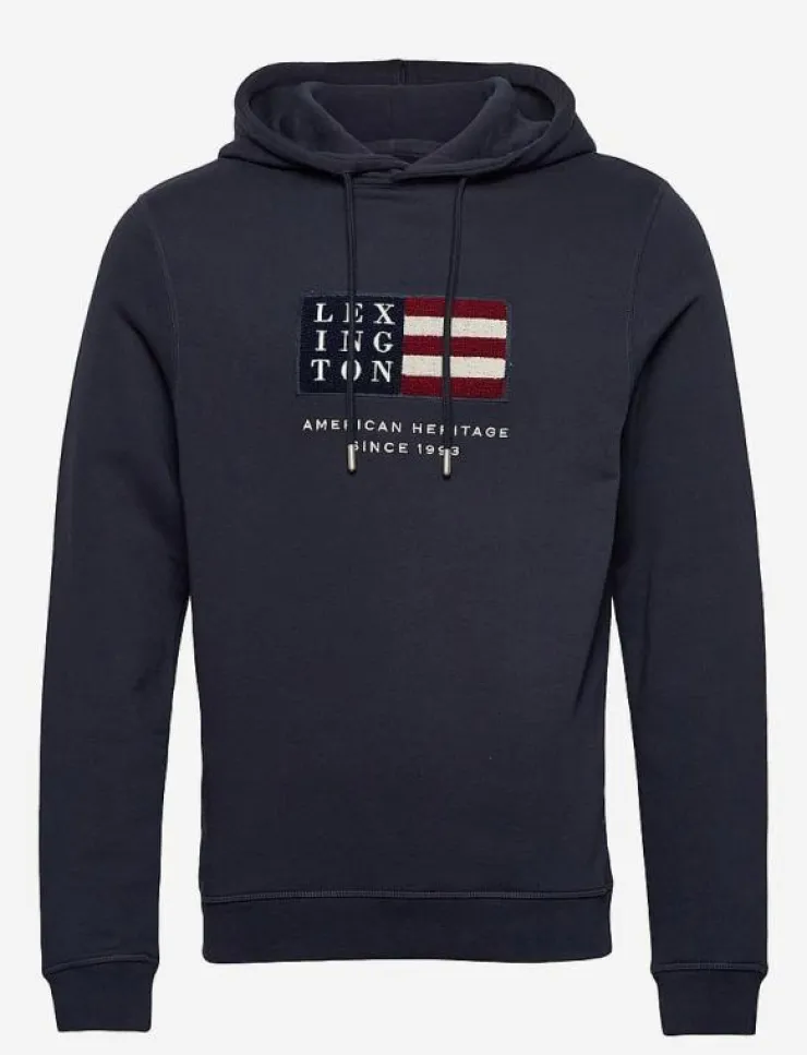Lexington Clothing Perry Organic Cotton Hood - Hoodies| Sweatshirts & Huvtröjor