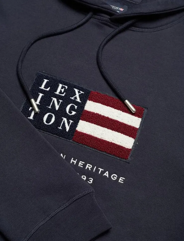 Lexington Clothing Perry Organic Cotton Hood - Hoodies| Sweatshirts & Huvtröjor