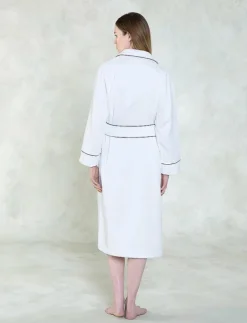 Kvinnor Ralph Lauren Home Morgonrockar|Morgonrockar|PIPING Bath robe - Morgonrock
