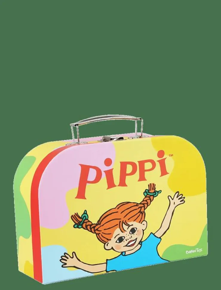 Barn Barbo Toys Väskor|Pippi - 2pcs Suitcases Set - Tygpåsar och små väskor