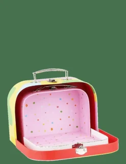 Barn Barbo Toys Väskor|Pippi - 2pcs Suitcases Set - Tygpåsar och små väskor