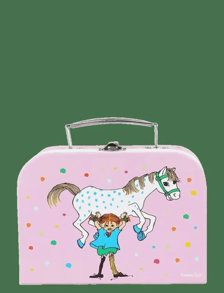 Barn Barbo Toys Väskor|Pippi - 2pcs Suitcases Set - Tygpåsar och små väskor