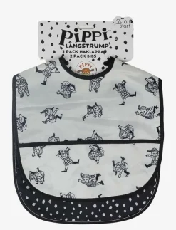 Barn Rätt Start Mata|Pippi Cirkus, Haklappar, 2-pack - Haklappar