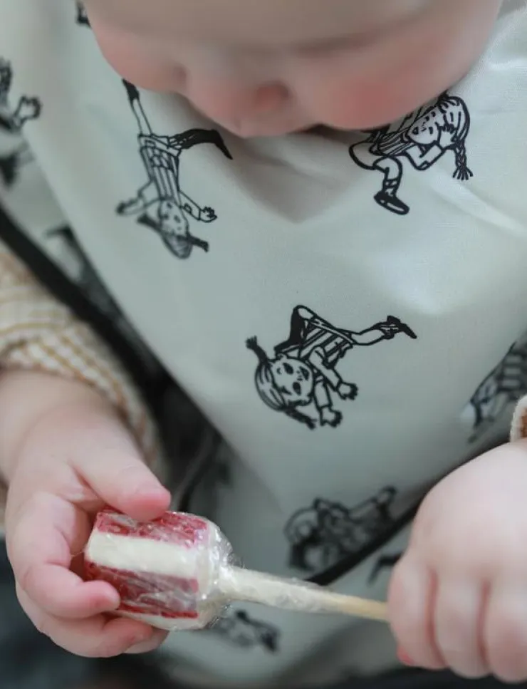 Barn Rätt Start Mata|Pippi Cirkus, Haklappar, 2-pack - Haklappar