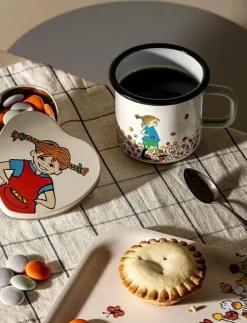 Barn Muurla Baktillbehör|Matdags|Pippi plåtburk hjärta m lock BE MORE PIPPI - Bakformar
