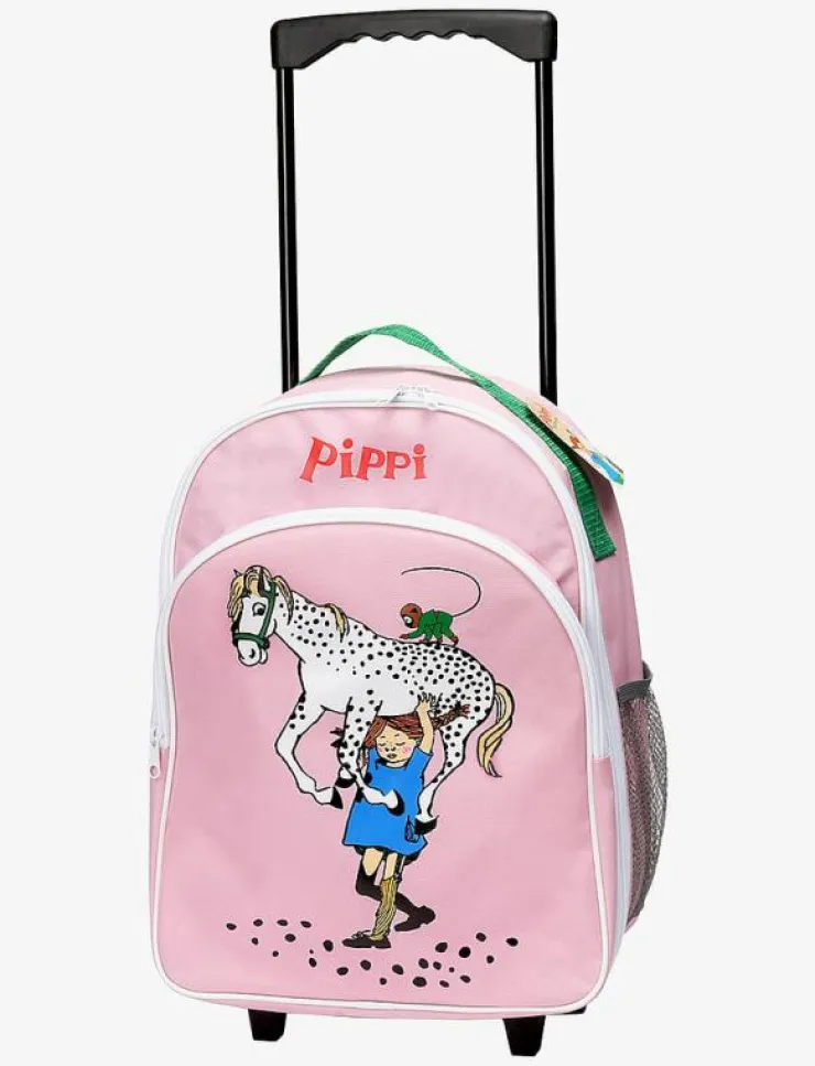 Barn Micki Leksaker Väskor|PIPPI RULLVÄSKA, ROSA - Resväskor