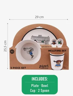 Barn Barbo Toys Matdags|Matdags|Pippi Tabelware 5 pcs set - Matdags