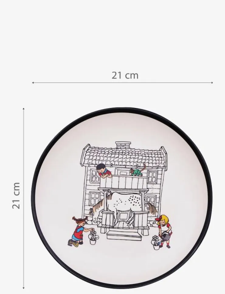 Barn Barbo Toys Matdags|Matdags|Pippi Tableware Plate - Trend - Tallrikar