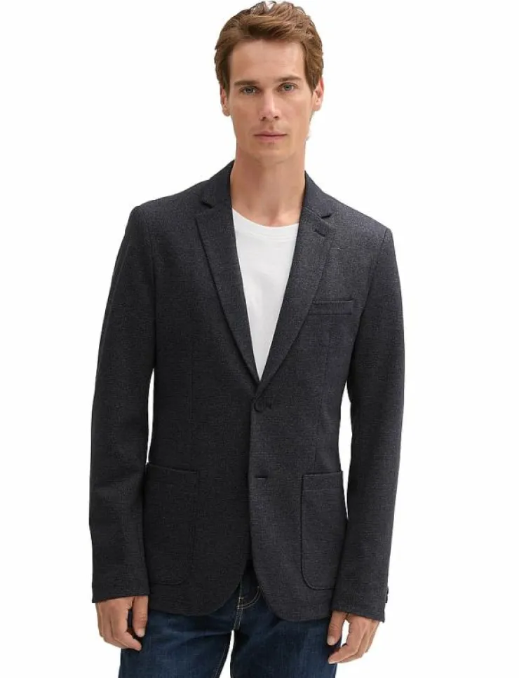 Tom Tailor Kostymer & Kavajer|pique blazer - Enkelknäppta kavajer