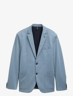 Tom Tailor pique blazer - Enkelknäppta kavajer| Kostymer & Kavajer