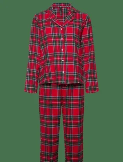Hunkemöller PJ LS FLANNEL TWILL CHECK - Pyjamas|Kvinnor Pyjamas & Loungewear