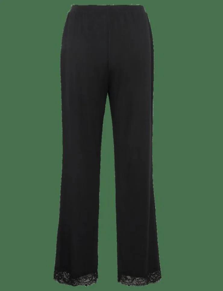 Kvinnor Hunkemöller Pyjamas & Loungewear|PJ LS JERSEY LACE NANA - Pyjamas