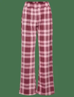 Hunkemöller PJ SET LS VELOURS CHECK - Pyjamas|Kvinnor Pyjamas & Loungewear