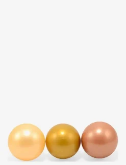 Barn Magni Toys Motorikleksaker|Plastic balls in net. 3 colors; khaki, sand and beige. - Motorikleksak