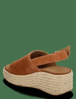 FitFlop PLATFFORMS ESPADRILLE SUEDE WEDGE B/STRAP SANDALS - Kilklackar|Kvinnor Högklackade Skor