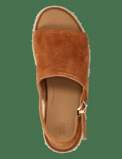 FitFlop PLATFFORMS ESPADRILLE SUEDE WEDGE B/STRAP SANDALS - Kilklackar|Kvinnor Högklackade Skor