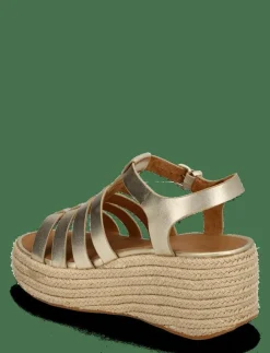 FitFlop PLATFFORMS ESPADR. LEATHER FISHERMAN WEDGE SANDALS - Kilklackar|Kvinnor Espadrillos