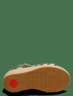 FitFlop PLATFFORMS ESPADR. LEATHER FISHERMAN WEDGE SANDALS - Kilklackar|Kvinnor Espadrillos