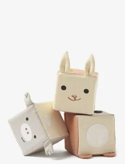 Barn Kid's Concept Babyleksaker|Babyleksaker|Play cubes textile EDVIN - Stapelbara klossar