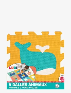 Ludi Play mat with animals (9 pcs) - Lekmattor|Barn Babyleksaker|Sova