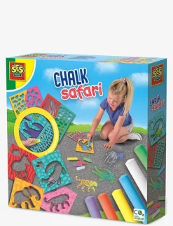 Barn SES Creative Uteleksaker|Playground Chalks - Safari - Utomhusspel & Sport