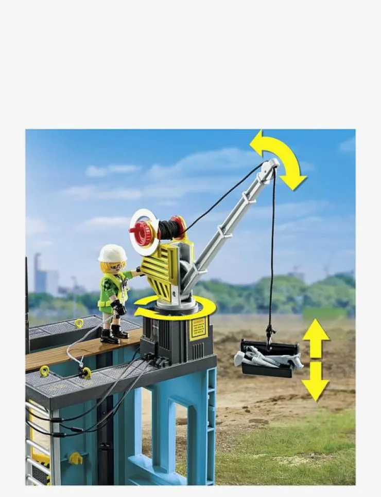PLAYMOBIL Action Heroes PROMO Construction Site - 71650 - City Action|Barn Playmobil Leksaker