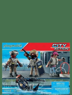 PLAYMOBIL City Action Figurer från insatsstyrkan - 71146 - City Action|Barn Playmobil Leksaker