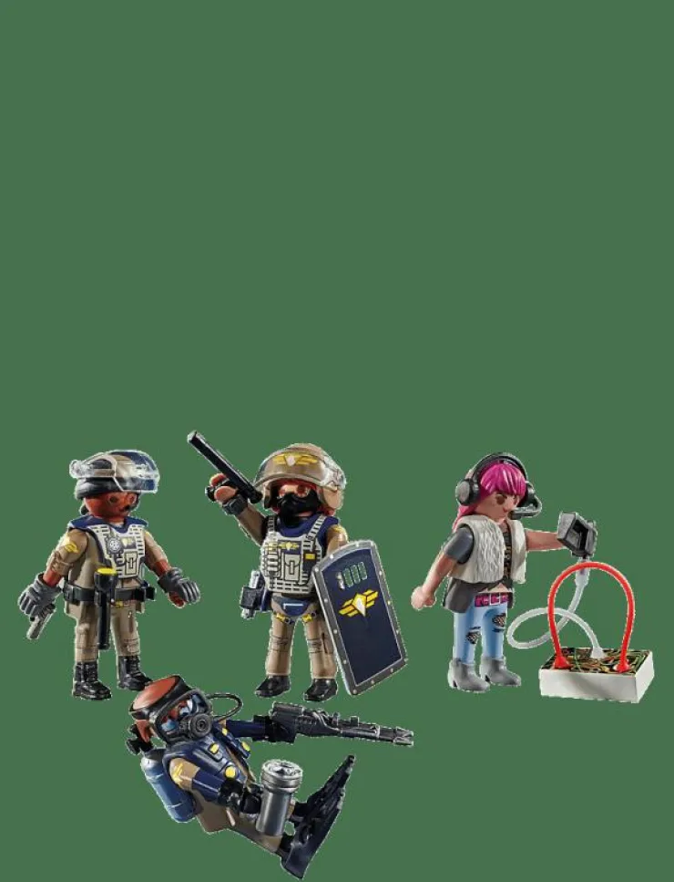 PLAYMOBIL City Action Figurer från insatsstyrkan - 71146 - City Action|Barn Playmobil Leksaker