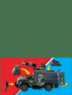 PLAYMOBIL City Action Insatsstyrkans terrängfordon - 71144 - City Action|Barn Playmobil Leksaker