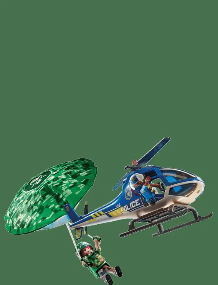 Barn PLAYMOBIL Playmobil Leksaker|City Action Police Parachute Search - 70569 - City Action