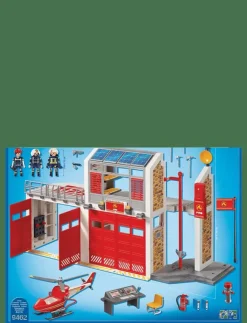 Barn PLAYMOBIL Playmobil Leksaker|City Action Stor brandstation - 9462 - City Action