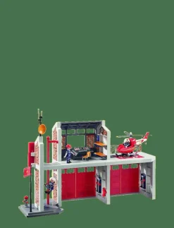 Barn PLAYMOBIL Playmobil Leksaker|City Action Stor brandstation - 9462 - City Action