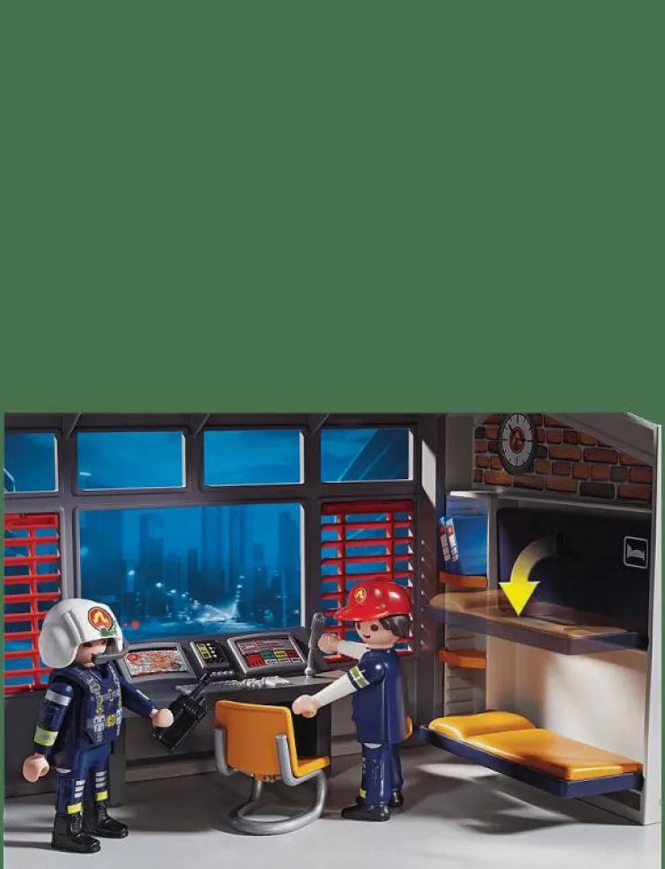 Barn PLAYMOBIL Playmobil Leksaker|City Action Stor brandstation - 9462 - City Action