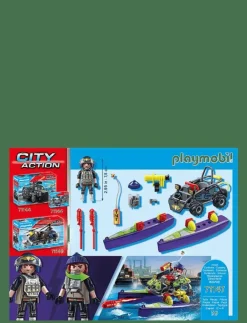 PLAYMOBIL City Action Tactical Unit - Mulit-Terrain Quad - 71147 - City Action|Barn Playmobil Leksaker
