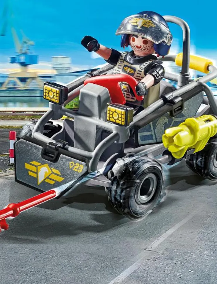 PLAYMOBIL City Action Tactical Unit - Mulit-Terrain Quad - 71147 - City Action|Barn Playmobil Leksaker