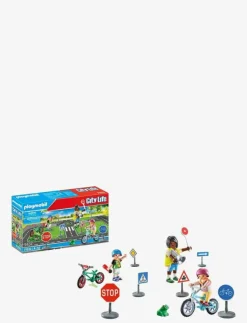 Barn PLAYMOBIL Playmobil Leksaker|City Life Cykelhinderbana - 71332 - City Life