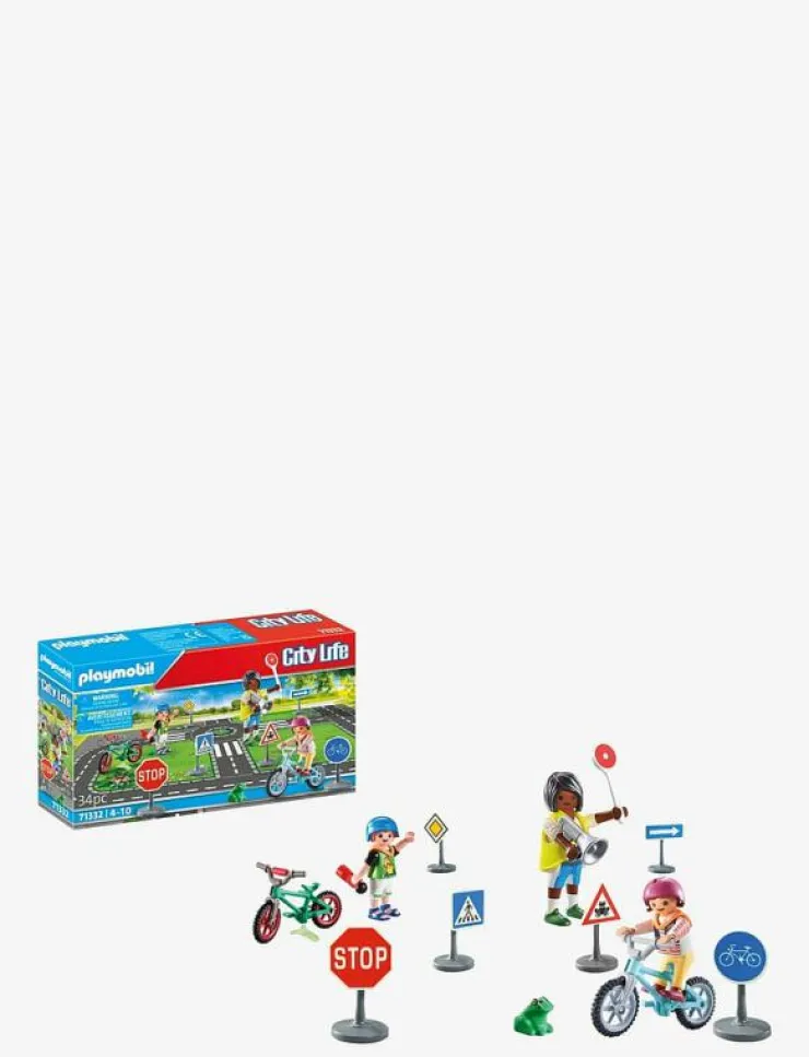 Barn PLAYMOBIL Playmobil Leksaker|City Life Cykelhinderbana - 71332 - City Life