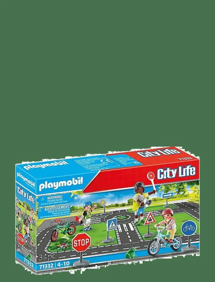Barn PLAYMOBIL Playmobil Leksaker|City Life Cykelhinderbana - 71332 - City Life