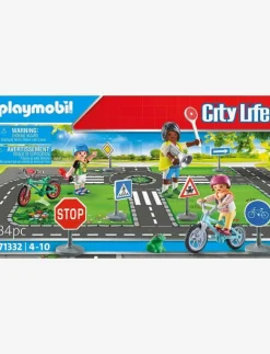 Barn PLAYMOBIL Playmobil Leksaker|City Life Cykelhinderbana - 71332 - City Life