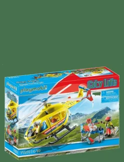 Barn PLAYMOBIL Playmobil Leksaker|City Life Räddningshelikopter - 71203 - City Life