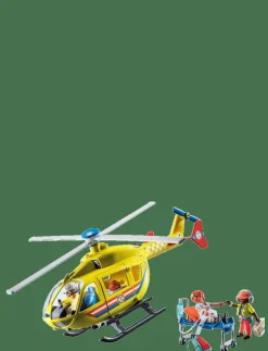 Barn PLAYMOBIL Playmobil Leksaker|City Life Räddningshelikopter - 71203 - City Life