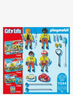 PLAYMOBIL City Life Räddningsteam - 71244 - City Life|Barn Playmobil Leksaker